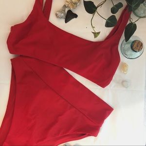 Chilly Red Aerie Bikini
